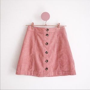 H and M Corduroy Skirt Size 0